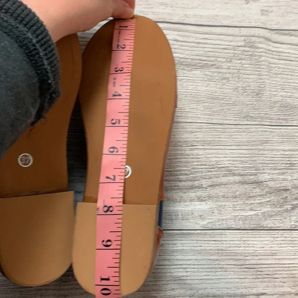 Colorful slip on dress shoes size 37 size 5M
